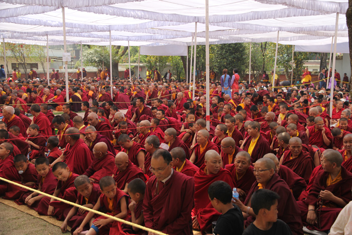 Crowd during the Nepal Lamas' Gathering